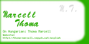 marcell thoma business card